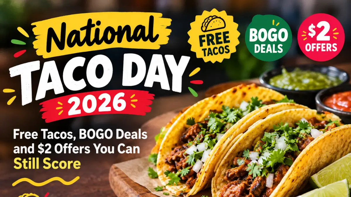 National Taco Day 2026: Free Tacos